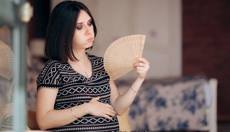 احساس گرما در بارداری